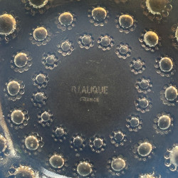 Rene Lalique Clear and Opalescent Glass Coupe Aster