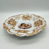 Meissen Porcelain Deep Gilded Plate Hand Painted with Young Girls