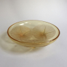 Rene Lalique Opalescent and Umber  Glass Volubilis Bowl